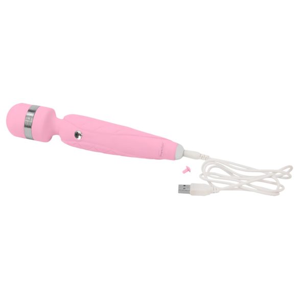 Pillow Talk Cheeky Wand - vibrador massageador recarregável (rosa)