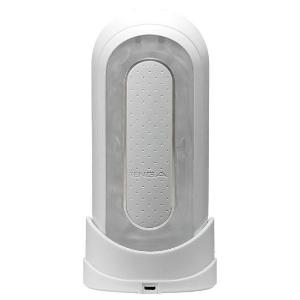 TENGA Flip Zero - masturbador masculino vibratório - branco
