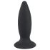 Black Velvets - vibrador anal iniciante recarregável - pequeno preto