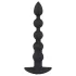 Black Velvets - vibrador anal recarregável com 5 esferas - silicone preto