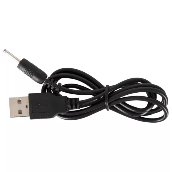 Black Velvets - vibrador anal recarregável com 5 esferas - silicone preto