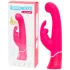 Happyrabbit - vibrador ponto G com estimulador clitóris à prova d'água rosa