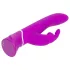 Happyrabbit Curve - vibrador com estimulador clitoriano à prova d’água - lilás