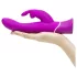 Happyrabbit Curve - vibrador com estimulador clitoriano à prova d’água - lilás