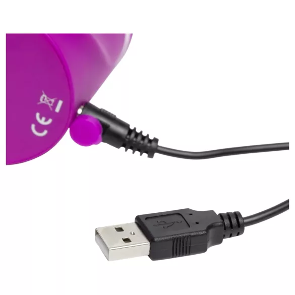 Happyrabbit Curve - vibrador com estimulador clitoriano à prova d’água - lilás