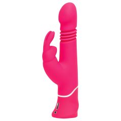   Happyrabbit - vibrador com movimento e estimulador de clitóris recarregável