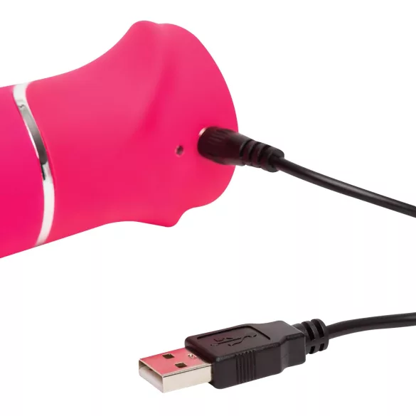 Happyrabbit - vibrador com movimento e estimulador de clitóris recarregável