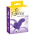Smile - vibrador de dedo ondulado - silicone lilás