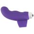 Smile - vibrador de dedo ondulado - silicone lilás