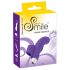Smile - vibrador de dedo ondulado - silicone lilás