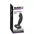 Black Velvets - vibrador anal com formato de pênis recarregável preto