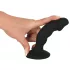 Black Velvets - vibrador anal com formato de pênis recarregável preto