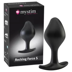   mystim Rocking Force S - plug anal elétrico - pequeno (preto)
