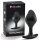 mystim Rocking Force S - plug anal elétrico pequeno - silicone preto