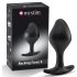 mystim Rocking Force S - plug anal elétrico pequeno - silicone preto