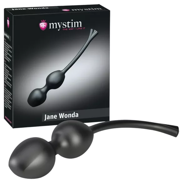 mystim Jane Wonda - duo de bolas de geisha eletroestimuladoras