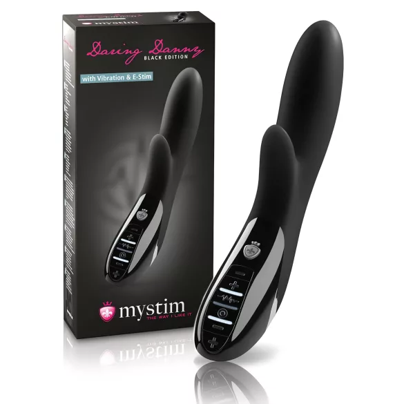 mystim Daring Danny - vibrador eletroestimulante (preto)