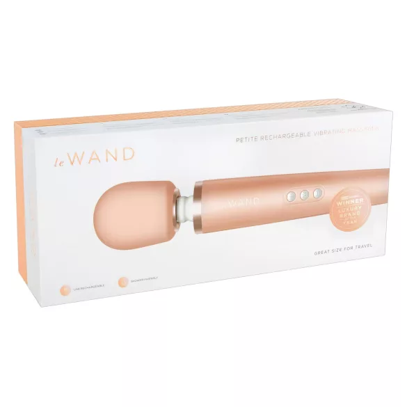 le WAND Petite, varinha vibratória premium (Rose Gold)