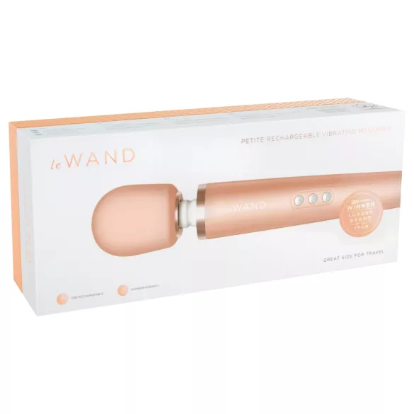 le WAND Petite, varinha vibratória premium (Rose Gold)