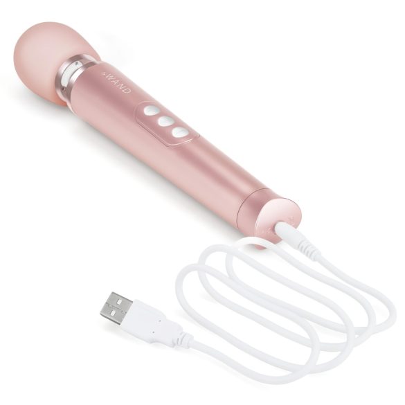 Le Wand Petite - vibrador massageador luxo - rosa dourado