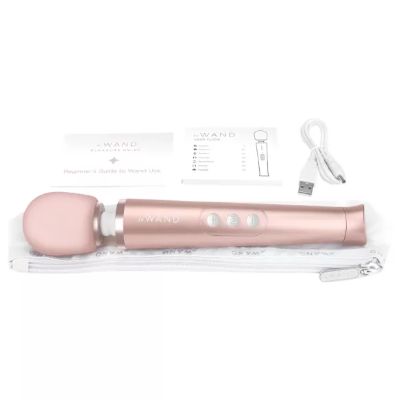 le WAND Petite, varinha vibratória premium (Rose Gold)