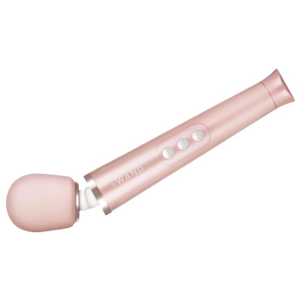Le Wand Petite - vibrador massageador luxo - rosa dourado