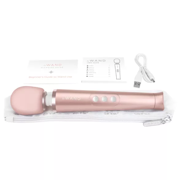 le WAND Petite, varinha vibratória premium (Rose Gold)