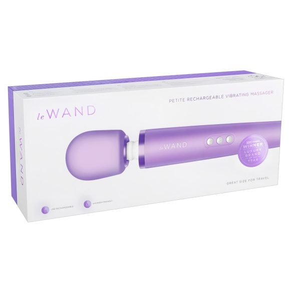 Le Wand Petite - vibrador massageador recarregável - lilás