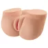 Pipedream Interactive Fuck Me Silly - masturbador de nádegas gemedoras (cor natural)