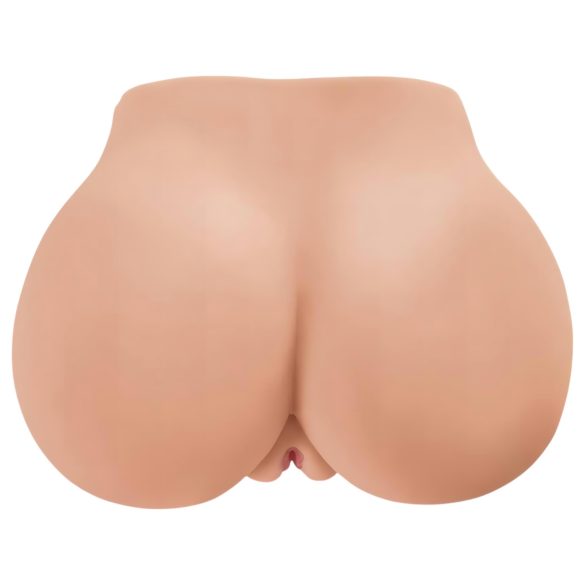 Fuck Me Silly - masturbador interativo com gemido - vagina e ânus - cor natural