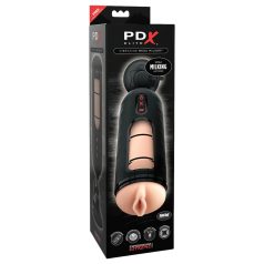   PDX Elite Mega Milker - masturbador automático vibrador masculino - preto