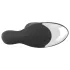 Rebel - vibrador massageador de próstata com esferas rotativas - silicone preto