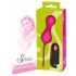 SMILE Love Balls - ovo vibratório recarregável com controle remoto - rosa