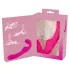 You2Toys - Double2Teaser - vibrador com arnês sem tiras (rosa)