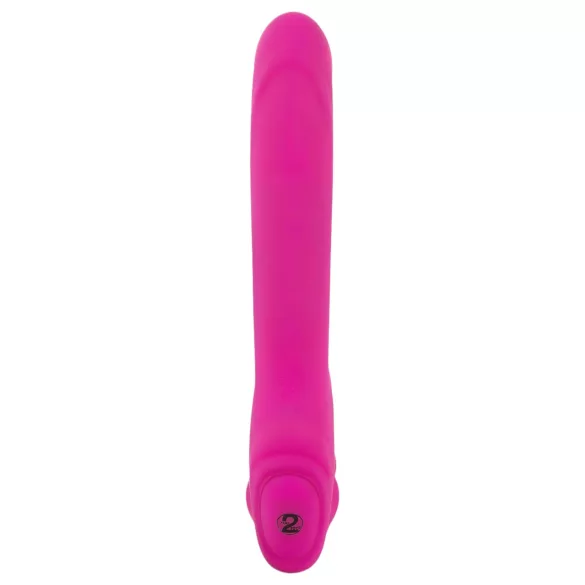 You2Toys - Double2Teaser - vibrador com arnês sem tiras (rosa)