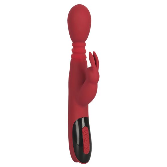 You2Toys - vibrador ponto G com movimento e aquecimento - silicone vermelho
