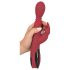 You2Toys - vibrador ponto G com movimento e aquecimento - silicone vermelho