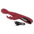 You2Toys - vibrador ponto G com movimento e aquecimento - silicone vermelho