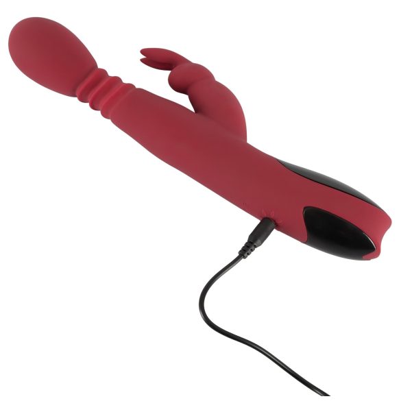 You2Toys - vibrador ponto G com movimento e aquecimento - silicone vermelho