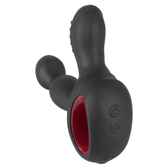 You2Toys - vibrador próstata rotativo aquecedor - silicone preto