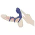 SMILE Couple - anel peniano vibratório recarregável - silicone azul