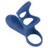 SMILE Couple - anel peniano vibratório recarregável - silicone azul