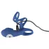 SMILE Couple - anel peniano vibratório recarregável - silicone azul