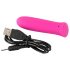 Smile - vibrador bullet potente recarregável pequeno - silicone rosa