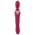 Javida Thrusting - vibrador massageador 3 em 1 recarregável silicone vermelho