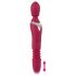 Javida Thrusting - vibrador massageador 3 em 1 recarregável silicone vermelho