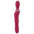 Javida Thrusting - vibrador massageador 3 em 1 recarregável silicone vermelho