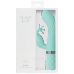   Pillow Talk Kinky - vibrador G-spot recarregável com 2 motores (turquesa)