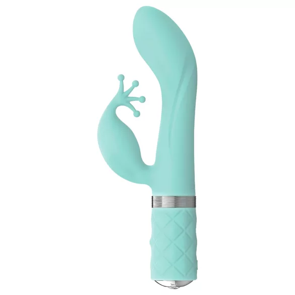 Pillow Talk Kinky - vibrador G-spot recarregável com 2 motores (turquesa)