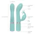 Pillow Talk Kinky - vibrador G-spot recarregável com 2 motores (turquesa)